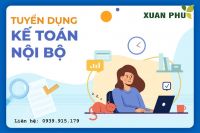 Tuyển dụng Kế toán nội bộ